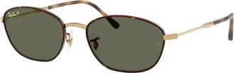 Ray-Ban unisex, Accessoires, Bruin, Maat: 58 MM