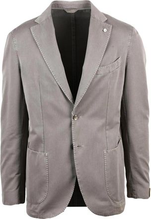 L.B.M. 1911 Stondato Blazer - Heren - Blazers - Grijs - L - Katoen - Jassen