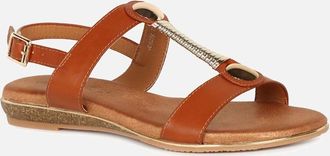 Lunar Womens Renoir Womens Sandals - Brown - Size: 4