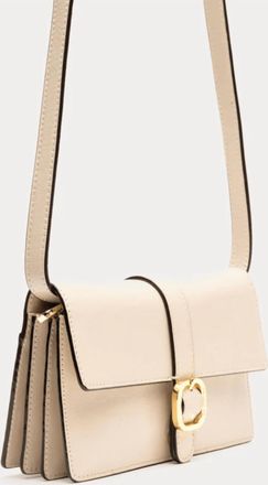 Frances Valentine Womens Accordion Leather Wallet Bag In Beige