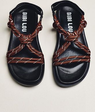 Bibi Lou Rope Slingback Sandals