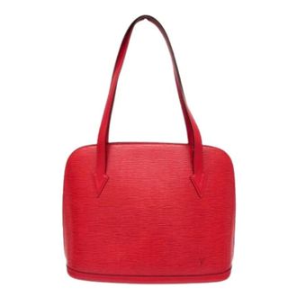 Louis Vuitton Pre-owned Handbags, female, Red, Size: ONE SIZE Pre-owned Lussac Shoulder Bag