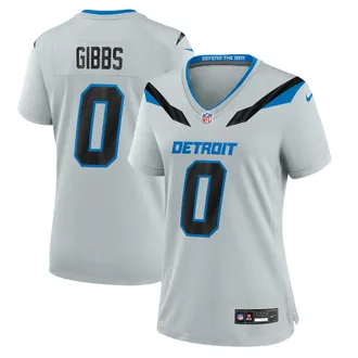 Nike Jahmyr Gibbs Detroit Lions Rivalries Collection Nike Womens NFL Game Jersey in Grey | 67NW0JFL9JF-ZQ4