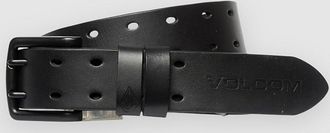 Volcom Two Spike Leather G&uuml;rtel schwarz