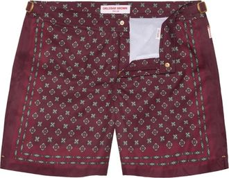 Orlebar Brown Bulldog zwembroek met print - Rood