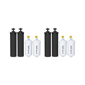 OEM Filtros De Agua De Fluoruro De Repuesto (4 Unidades) Para Bb9-2 Y 4 Pf-2, Compatibles Con El Sistema De Filtraci&oacute;n De Agua Por Gravedad Berkey, Color 