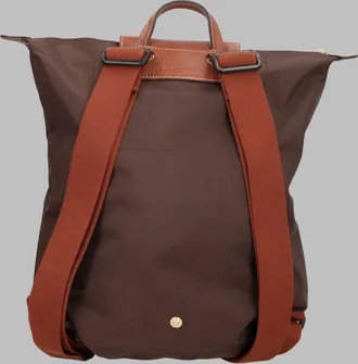 Longchamp Womens Backpack Le Pliage Original Brown Polyamide Backpacks