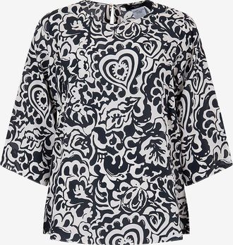 Max Mara Hemd mit 3/4-&Auml;rmeln aus Seide Ginnico