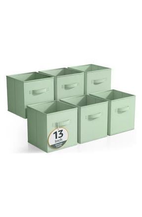 Sorbus 6-Pack Collapsible Storage Cube in Green at Nordstrom Rack