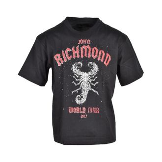 John Richmond Hombre, Camisetas, Negro, Talla: S