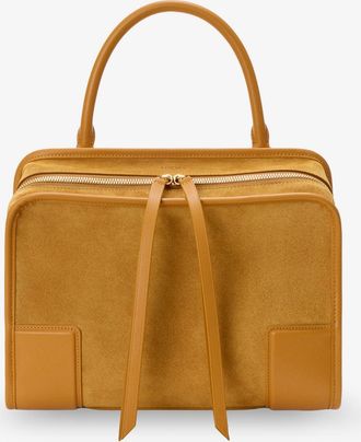 Loewe Borsa a tracolla Amazona 180 Medium in suede - LOEWE - gender_Woman