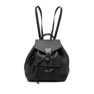Louis Vuitton Pre-owned Montsouris Backpack - Dames - Vintage Rugzakken - Zwart - ONE Size - Leer - Vintage