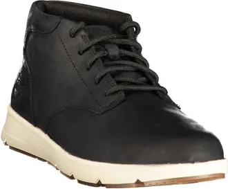 Timberland Lace-Up Contrast Sole Sneaker - Black