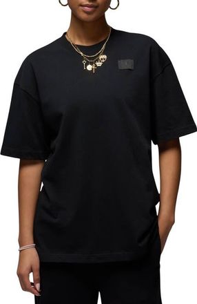 Nike Jordan Flight Essentials Oversized T-Shirt in Black at Nordstrom, Size Small