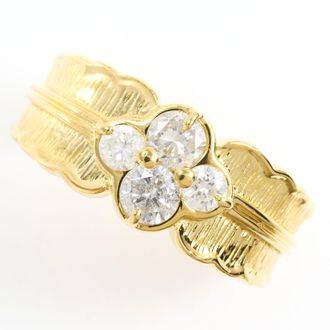 C&A Yellow Gold Yellow Gold (18K) Band Ring (Pre-Owned)