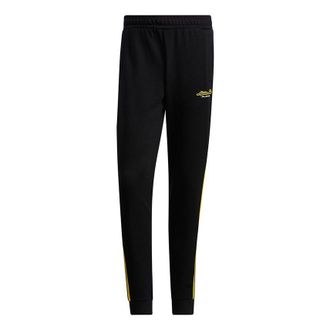 adidas neo M Fav Knt Tp 1 Casual Sports Bundle Feet Long Pants Black GP5674