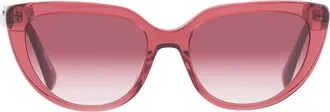 Longchamp Red Gradient Butterfly Ladies Sunglasses LO766S 601 53