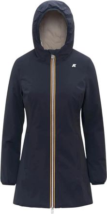 K-Way Denise Jacket - Dames - Parka Jassen - Blauw - S - Polyester - Jassen