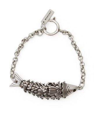 Isabel Marant River Man bracelet - men - Brass - L - Silver
