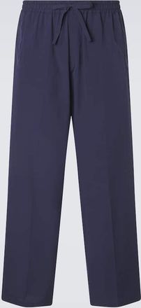Umit Benan Julian cotton and silk straight pants