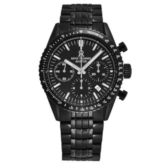 Revue Thommen Aviator Chronograph Automatic Black Dial Mens Watch 17000.6177
