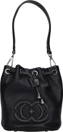 La Carrie Tassen, Dames, Zwart, ONE Size, Leer, Navajo Bucket Bag