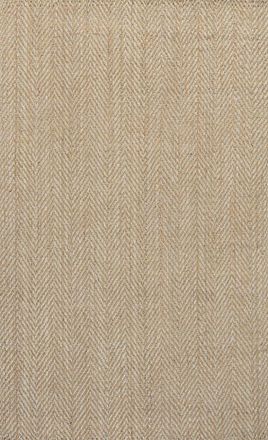 Jonathan Y Designs Espina Hand Woven Herringbone Chunky Jute Area Rug in Ivory at Nordstrom, Size 4Ft 0In X 6Ft 0In