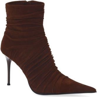 Jeffrey Campbell Lets Go Pointed Toe Bootie in Espresso Suede at Nordstrom, Size 7.5
