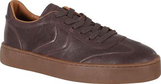 Voile Blanche Mind 02 Leather-Suede Slash Low-Top Sneakers