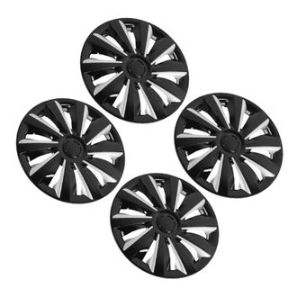OEM Tapas Universales De Abs De 15 Pulgadas Para 4 Ruedas, Tipo De Ajuste A Presi&oacute;n, Aptas Para Llantas De Acero R15