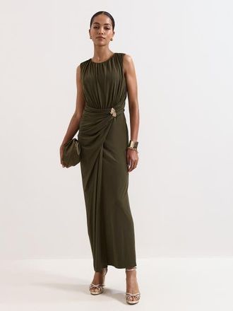 Phase Eight Cassidy Maxi Dress in Green at Nordstrom, Size 10