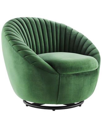 ModWay Whirr Tufted Performance Velvet Swivel Chair