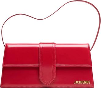 Jacquemus Le Bambino Long Bag - Dames - Schoudertassen - Rood - ONE Size - Katoen - Tassen