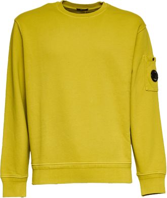 C.P. Company Cotton Diagonal Fleece Lens Sweatshirt