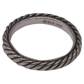 David Yurman Cable Stack Ring in Sterling silver