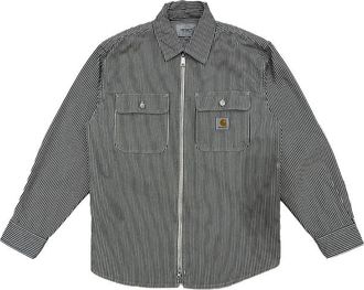 Carhartt Work in Progress Mercer Striped Flap-pocket Overshirt