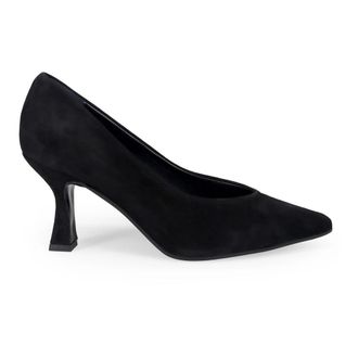 Sangiorgio Schoenen, Dames, Zwart, 37 EU, Suède, Zwarte Suède Hakken Pumps