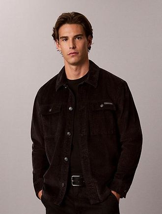 Calvin Klein Sobrecamisa Holgada De Pana