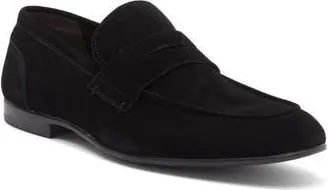 Vittorio Russo Derringer Loafer in Suede Black at Nordstrom Rack, Size 10.5