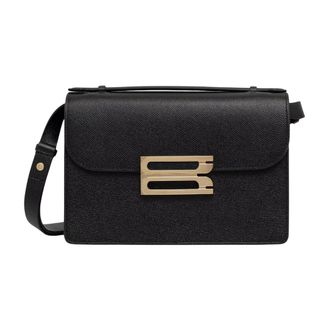 Victoria Beckham Dames, Tassen, Zwart, Maat: ONE Size Leer