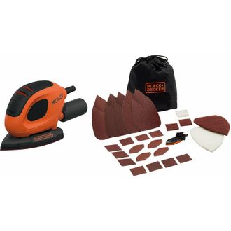 Black+Decker Levigatrice Mouse con 15 accessori e softbag BLACK+DECKER BEW230BC
