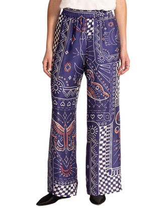 Johnny Was Keoki Silk-Blend Pant