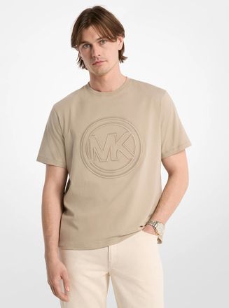 Michael Kors Logo Charm Cotton Jersey T-Shirt