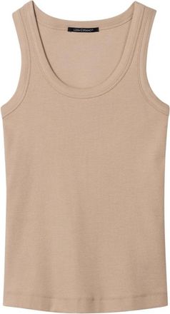 Luisa Cerano Basic Top - Dames - Tops zonder mouwen - Bruin - XL - Katoen - Tops
