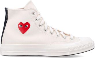 Converse Rode Hart Hoge Top Sneakers - Heren - Sneakers - Wit - 41 1/2 EU - Schoenen
