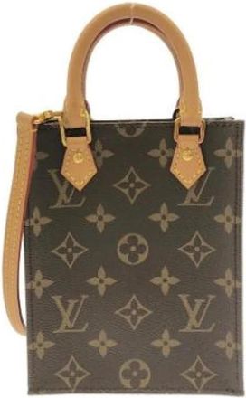 Louis Vuitton Pre-owned Monogram Canvas Handbag - Dames - Vintage Handtas - Bruin - ONE Size - Vintage