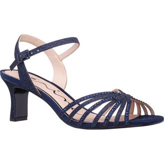 Nina Bryna Ankle Strap Sandal in Navy at Nordstrom, Size 5.5