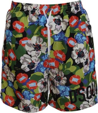 Dolce & Gabbana Bloemenprint zwemshorts model Bik 1650 - Heren - Strandmode - Veelkleurig - M - Polyester - Badmode