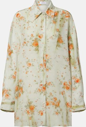 Alexander McQueen Oversized floral shirt