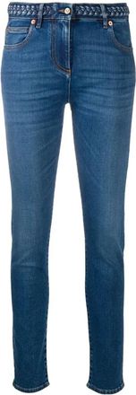 Valentino Dames, Jeans, Blauw, Maat: W28 Katoen